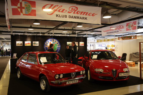 Mærke klubberne har også udstillet nogle af deres biler, her er det Alfa.
(Foto: Motorsporten.dk)